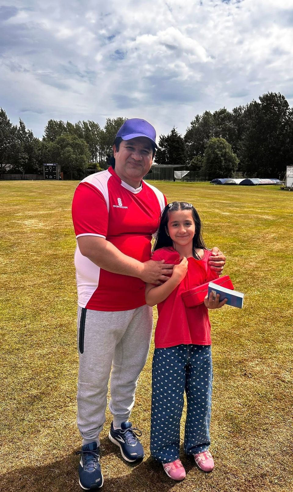 Chef Dildar Rahmanzai created a superb cricket tea with dishes from his native Afghanistan - his daughter proved an incredible raffle ticket seller as well!